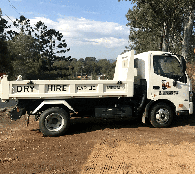 Tipper truck from Diggermate for Dry Hire