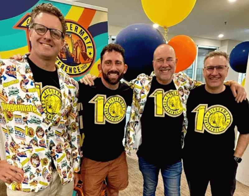 Diggermate hq managers mick josh tony len