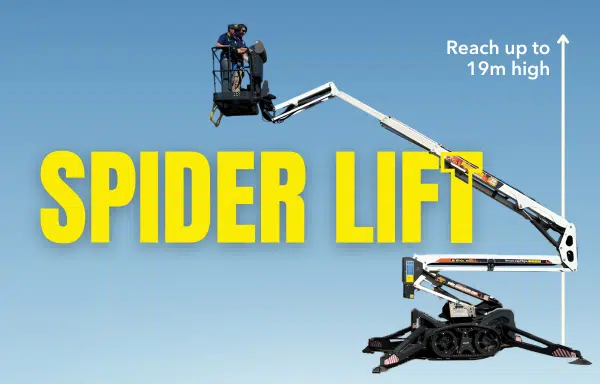 Diggermate Spider Lift reach