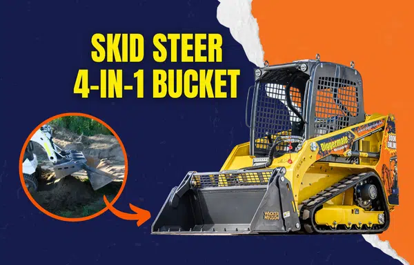 Purpose of 4 in 1 bucket on skid steer loader functions