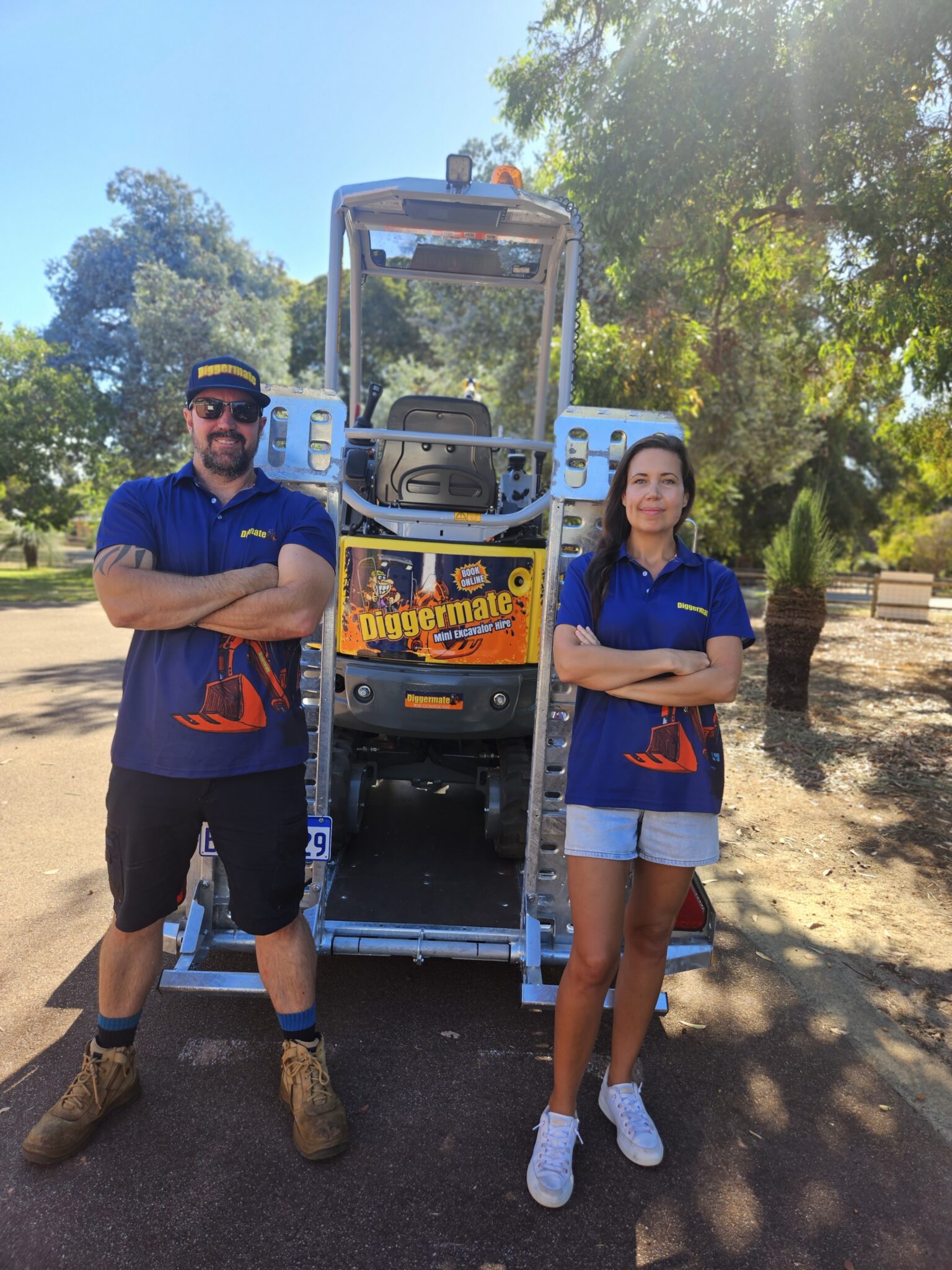 Corey and Georgia at Diggermate Mandurah