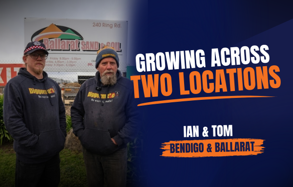 Growing Across Two Diggermate Location